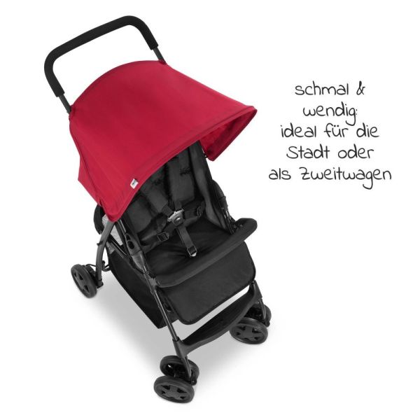 Hauck Ultra Hafif Tam Yatarlı Sport Bebek Arabası - Red