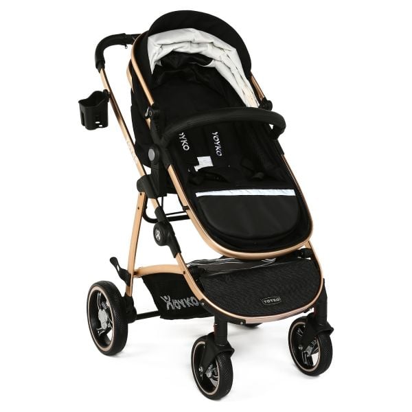 Yoyko City Seyahat Sistem Bebek Arabası 3 in 1 Siyah Rose