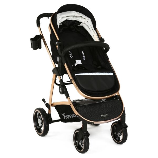 Yoyko City Seyahat Sistem Bebek Arabası 3 in 1 Siyah Rose