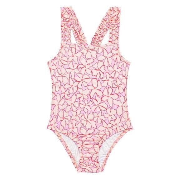 Sand Mother Lilac Blossom Smocked Swimsuit