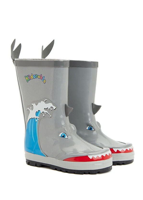 Kidorable Köpek Balığı Çocuk Yağmur Çizmesi