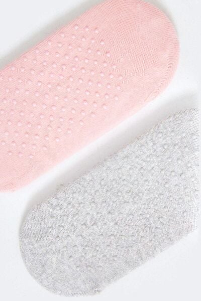 Katia&Bony 2'li Paket Asta Yoga Pilates Çocuk Görünmez Çorap