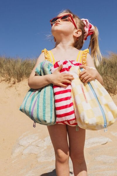 Jera Mini Banyo Çantası Vague Jaune