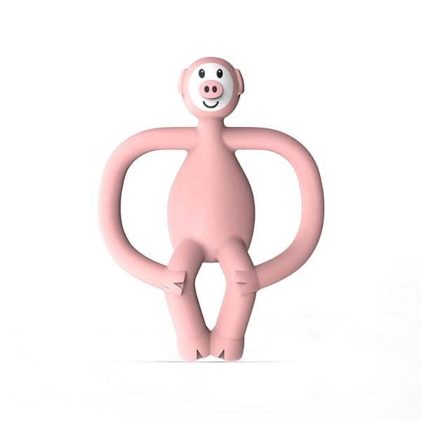 Matchstick Monkey Silikon Diş Kaşıyıcı Pickle Pig