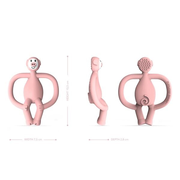 Matchstick Monkey Silikon Diş Kaşıyıcı Pickle Pig