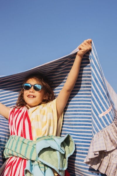 Jera Mini Lila Plaj Havlusu