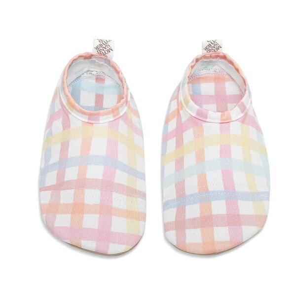 Sand Mother Rainbow Gingham Swim Shoes