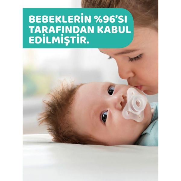 Chicco PhysioForma Mini Soft 2'li Emzik 0-2 Ay Kız
