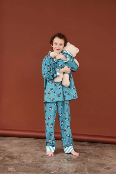 Luna Mia Space Uyku Arkadaşlı Pijama Seti