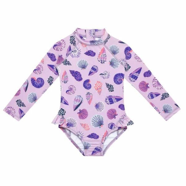 Sand Mother Coastal Gem Long Sleeve Swimsuit