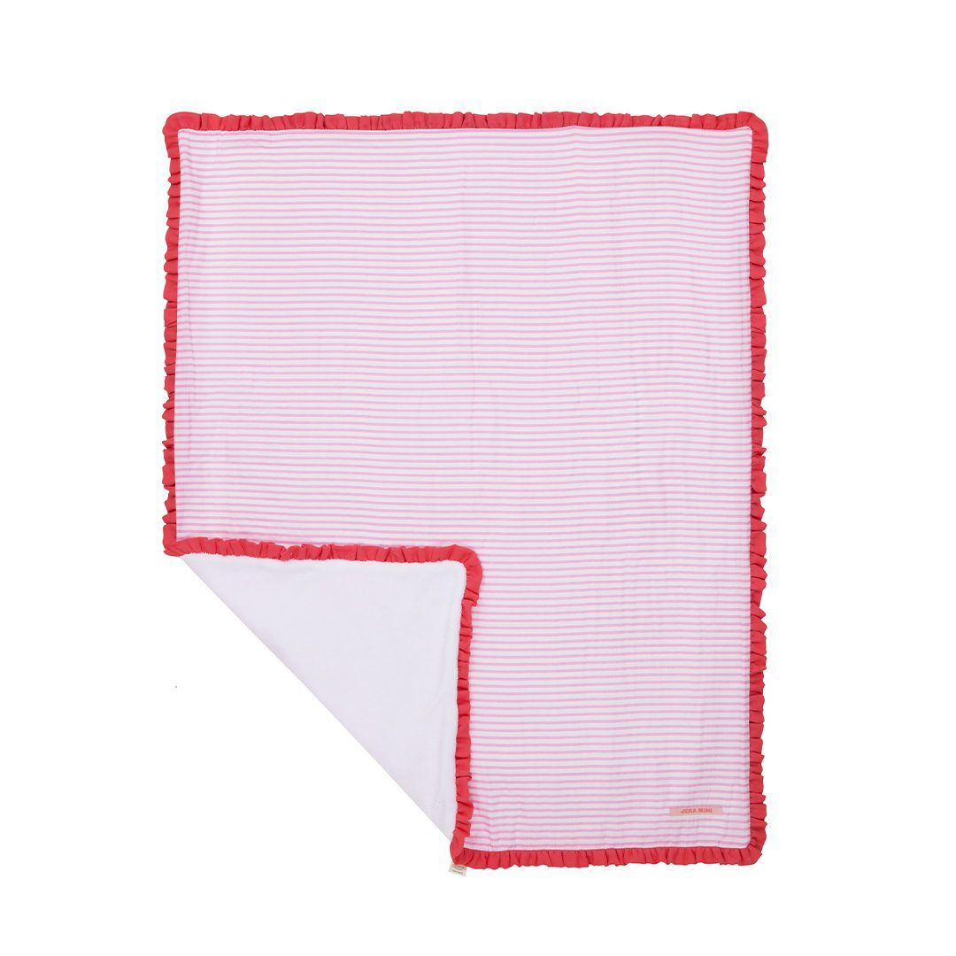 Jera Mini Wellsoft Muslin Battaniye Pinki Çizgili