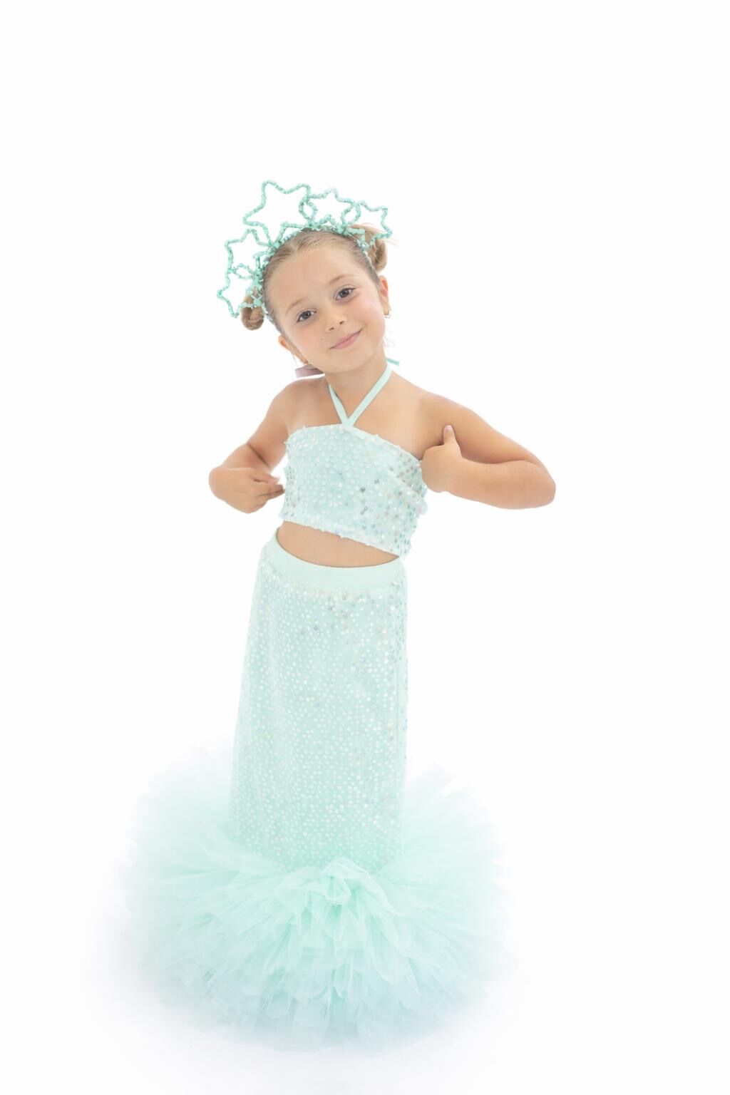 MON ICONE Green Queen Elbıse