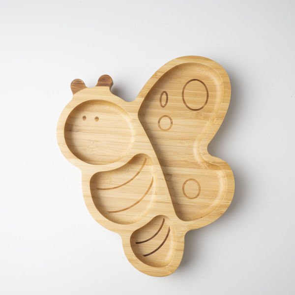 Arı Bölmeli Bambu Tabak