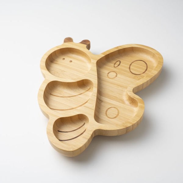 Arı Bölmeli Bambu Tabak