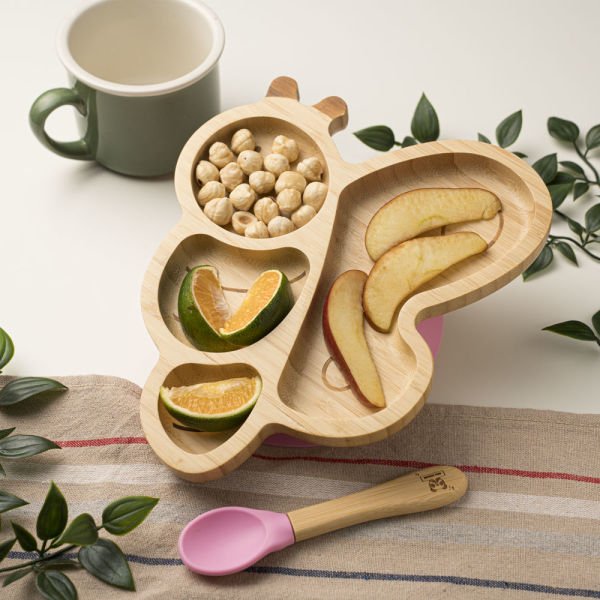 Arı Bölmeli Bambu Tabak