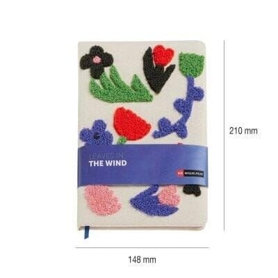 Mıquelrıus Defter-A5 Rüzgarda Savrulan Yapraklar Havlu Kaplama