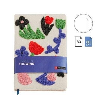 Mıquelrıus Defter-A5 Rüzgarda Savrulan Yapraklar Havlu Kaplama