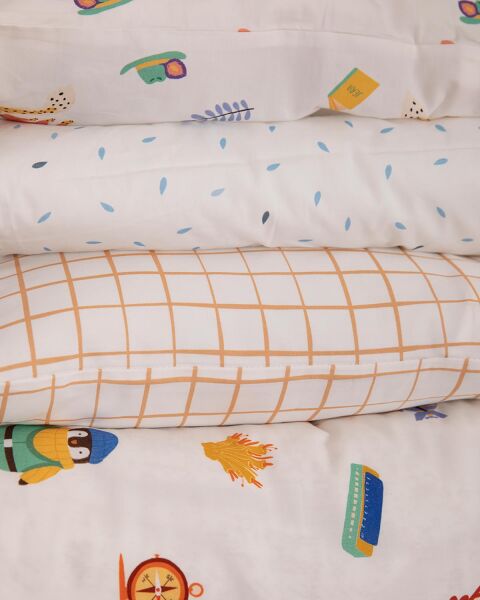 Jera Mini Ekose Bebek Yastık Kılıfı