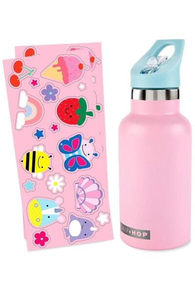 SKIP HOP Spark Style Paslanmaz Çelik Suluk Pembe