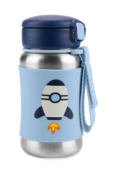 SKİP HOP Paslanmaz Çelik Pipetli Suluk Roket