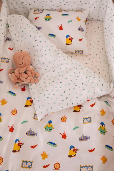 Jera Mini Bebek Çarşafı Moss