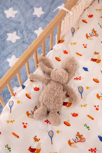 Jera Mini Bebek Çarşafı Fox The Gourmet