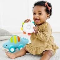 SKIP HOP Dinozor 3'ü 1 arada Bebek Müzikli Çekmeli Oyuncak