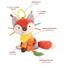 SKIP HOP Bandana Buddies Tilki Figürlü Askılı Bebek Oyuncağı
