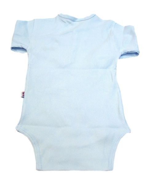 Sema Baby Uzun Kol Kaşkorse Badi (Body) - Mavi  12-18 Ay