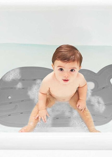 SKIP HOP Moby Gri Kaydırmaz Banyo Paspası