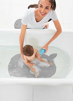 SKIP HOP Moby Gri Kaydırmaz Banyo Paspası