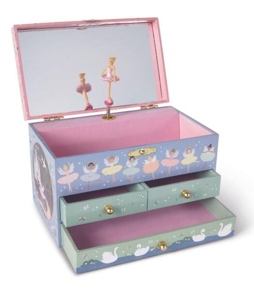 FLOSS&ROCK 3 Cekmeceli Müzikli Mücevher Kutusu / Enchanted