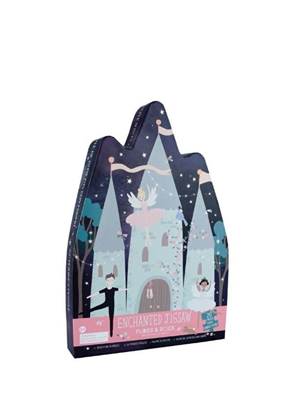 FLOSS&ROCK Enchanted 20 Parça Şato Şekilli Yapboz