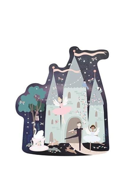 FLOSS&ROCK Enchanted 20 Parça Şato Şekilli Yapboz