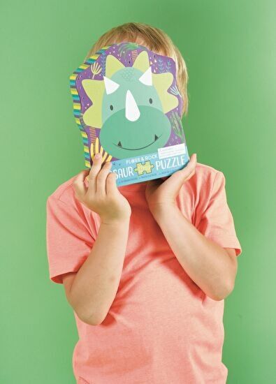 FLOSS&ROCK 12 Parça Şekilli Yap-Boz/Dinazor