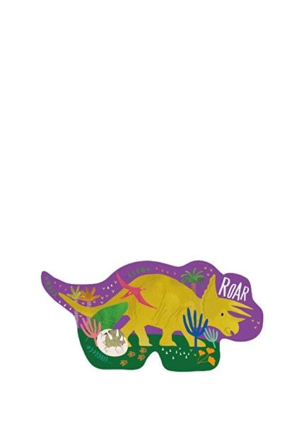 FLOSS&ROCK 12 Parça Şekilli Yap-Boz/Dinazor