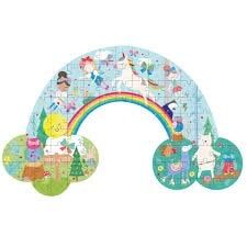 FLOSS&ROCK 80 Parça “Gökkuşağı” Şekilli Yap-Boz/Rainbow Fairy