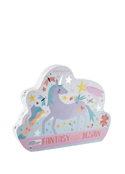 FLOSS&ROCK 80 Parça ‘’Kelebek’’ Şekilli Yapboz