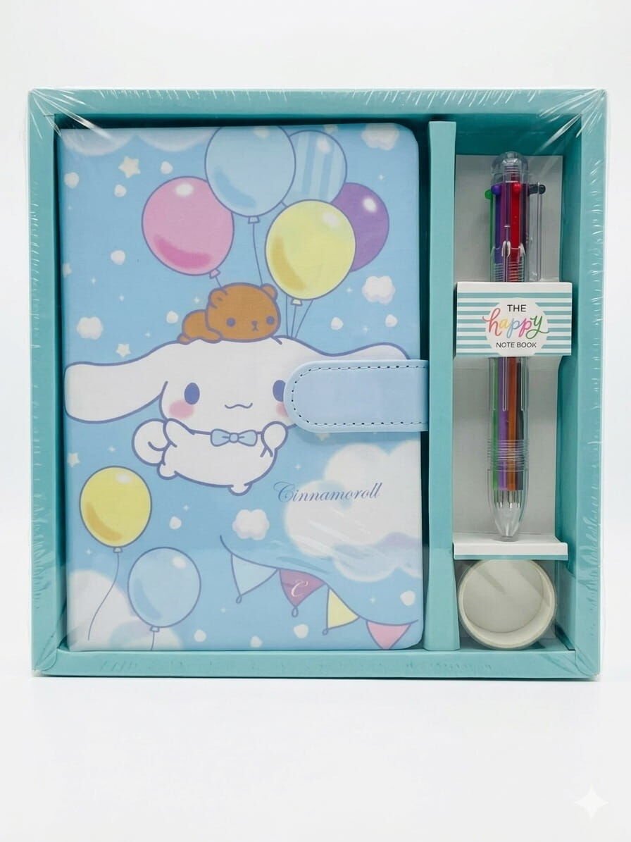 Taros Cinnamoroll ''Happy'' Mıknatıslı Defter Seti