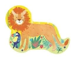 FLOSS&ROCK 12 Parça Şekilli Yap-Boz/Aslan