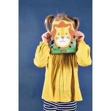 FLOSS&ROCK 12 Parça Şekilli Yap-Boz/Aslan