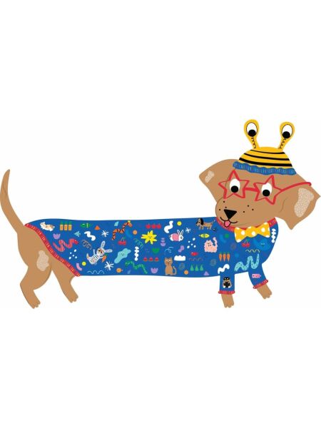 FLOSS&ROCK 20 Parça ''Köpek'' Şekilli Yap-Boz / Pets