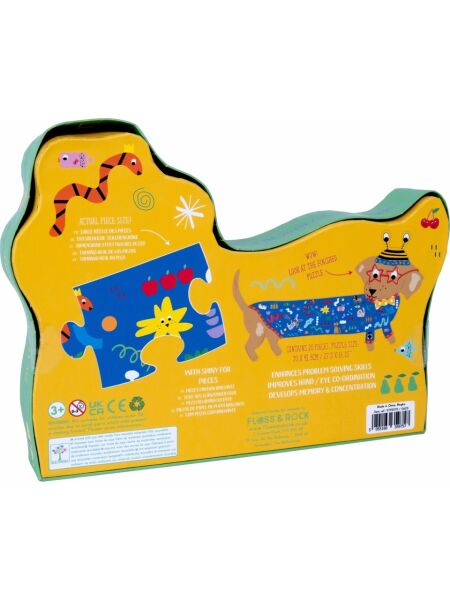 FLOSS&ROCK 20 Parça ''Köpek'' Şekilli Yap-Boz / Pets