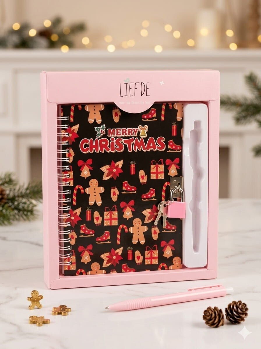 Taros Gingerbread Temalı Kilitli Yılbaşı Günlük Seti