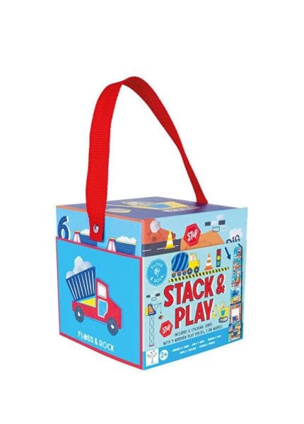 FLOSS&ROCK Ahşap Figürlü Küpler / Constructıon