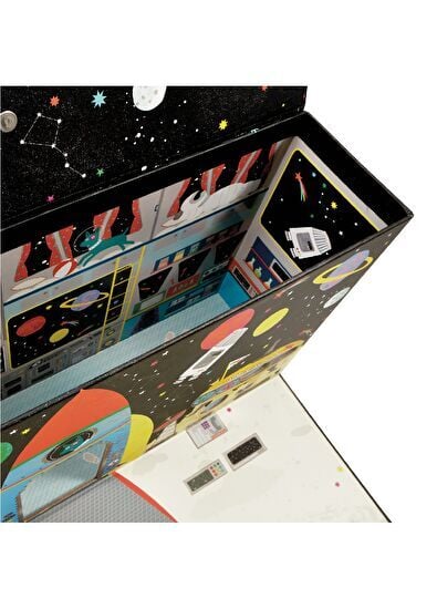 FLOSS&ROCK Ahşap Figürlü Oyun Kutuları/Space