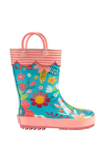 Stephen Joseph Yağmur Çizmesi Turkuaz Çiçekli