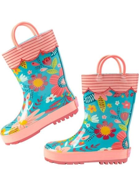 Stephen Joseph Yağmur Çizmesi Turkuaz Çiçekli