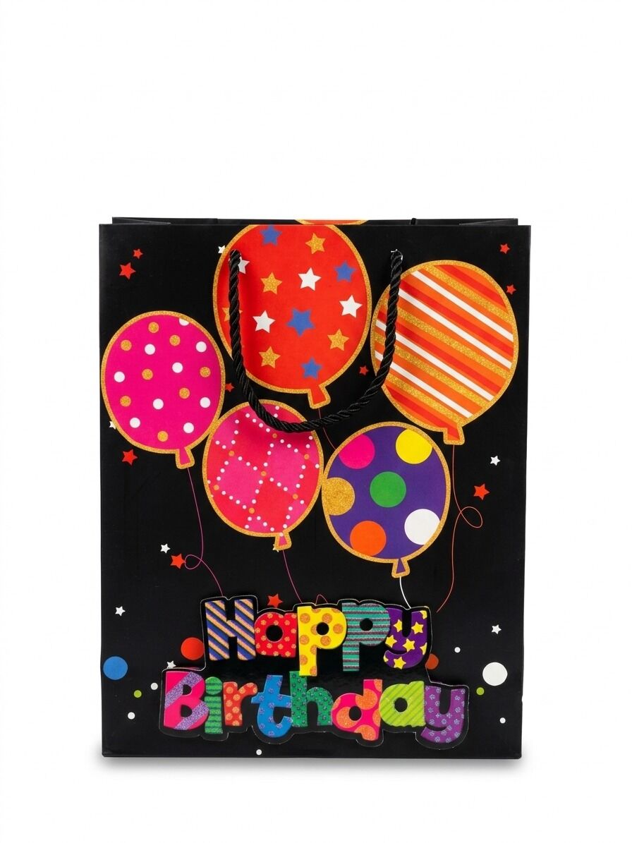 Taros Hediye Happy Bırthday Alışveriş Poşeti Karton
