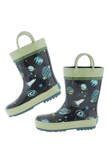 Stephen Joseph Uzay Desenli Erkek Çocuk Yağmur Çizmesi